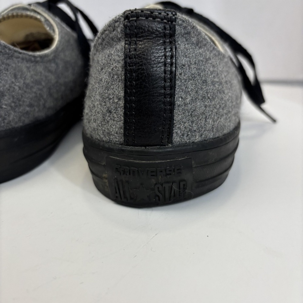 Converse All Star Ox Wizard Shoes Sneakers Mens Size‎ 11 Gray Wool Low Casual - Picture 6 of 13
